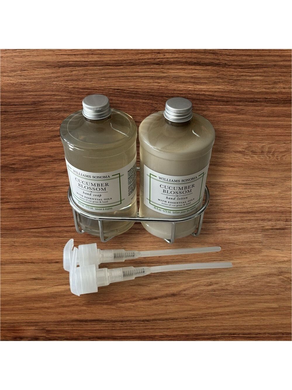 Williams Sonoma Cucumber Blossom Soap and Lotion Duo